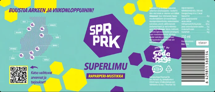 Superpark: a can label that wraps around the entire can