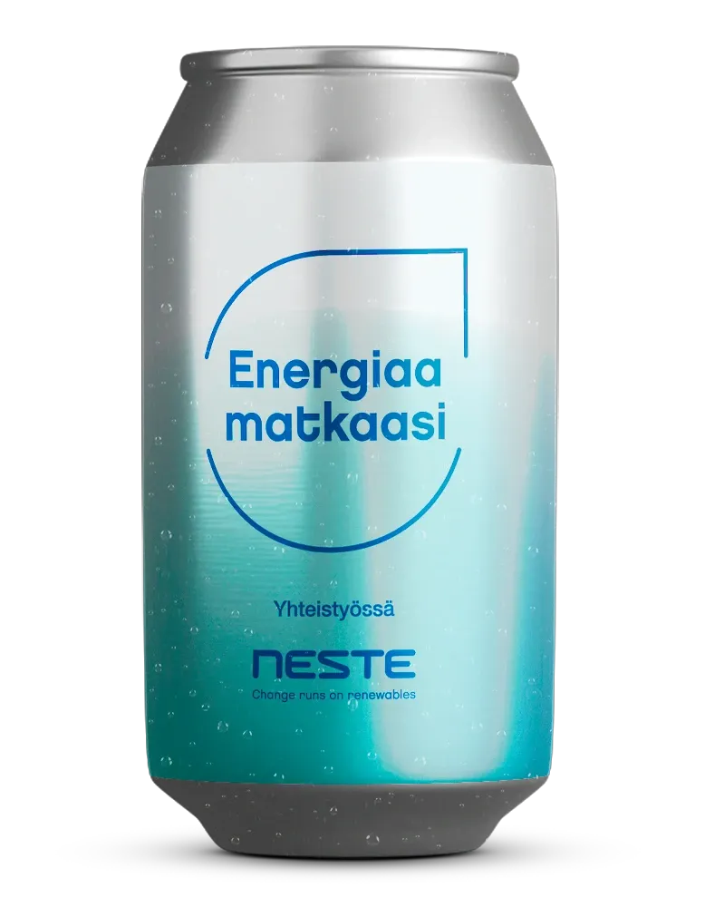 Neste: a drink with the customer's own label